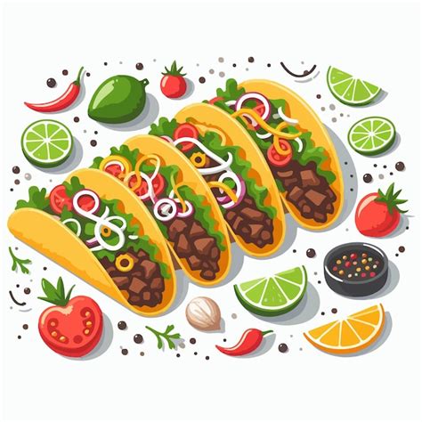 El Cartel De Anuncios De Comida Mexicana En Las Redes Sociales Ilustra