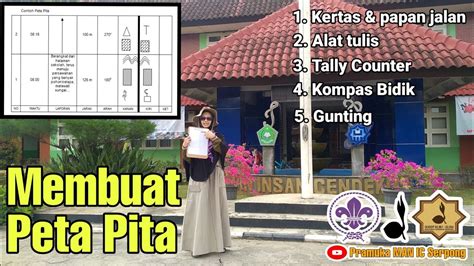 Cara Membuat Peta Pita Pramuka Youtube