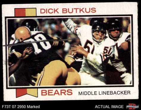 Topps Dick Butkus Bears Hof Illinois Fair Ebay