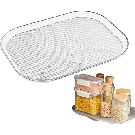 Plateau Tournant Placard Cuisine Rangement Frigo Plateau Tournant