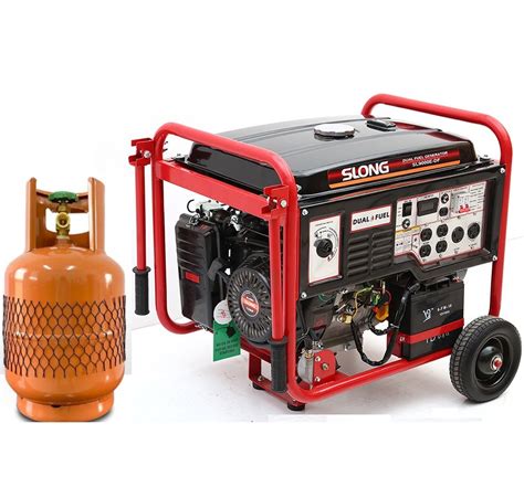 Slong Kw Portable Gas Lpg Generator Tri Fuel Generator China Dual