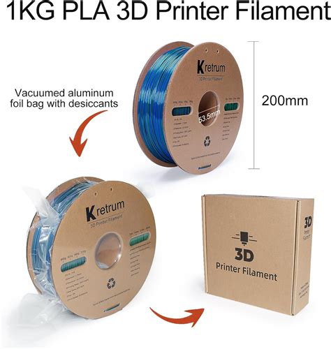 Filamento de impresión 3D de ácido poliláctico de seda para impresora