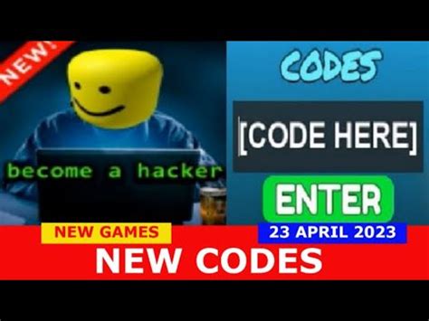 NEW CODES Become A Hacker To Prove Dad Wrong Tycoon ROBLOX April 23