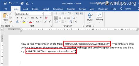 How To Find Change Or Delete Hyperlinks In Word Documents WinTips Org