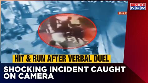 Shocking Incident Caught On Camera Delhi Driver Mows Down 3 People