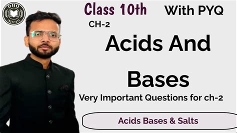 Acid Bases And Salts Class 10th Youtube