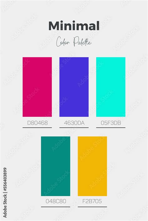 Fashion Trend Color guide palette 2023-24. An example of a color ...