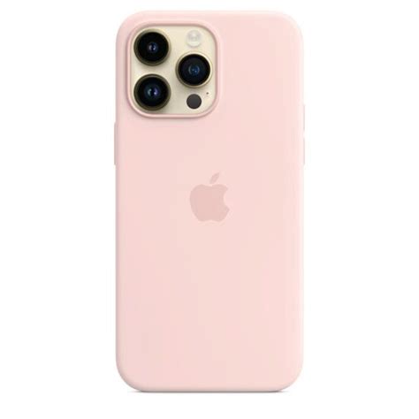 Husa Originala Iphone Pro Max Apple Silicon Magsafe Chalk Pink