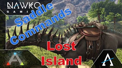 ARK Lost Island Saddle Spawn Commands NAWKO