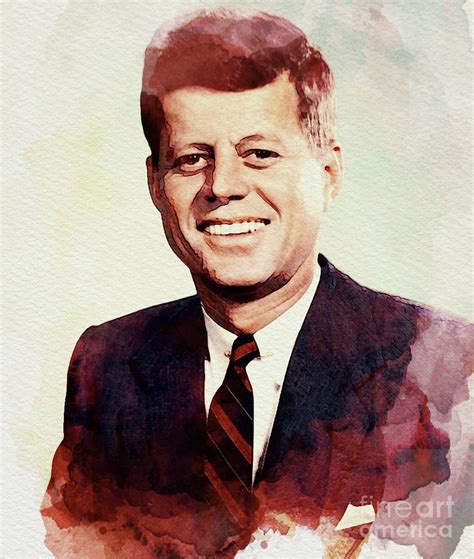 John F Kennedy Digital Art By Esoterica Art Agency