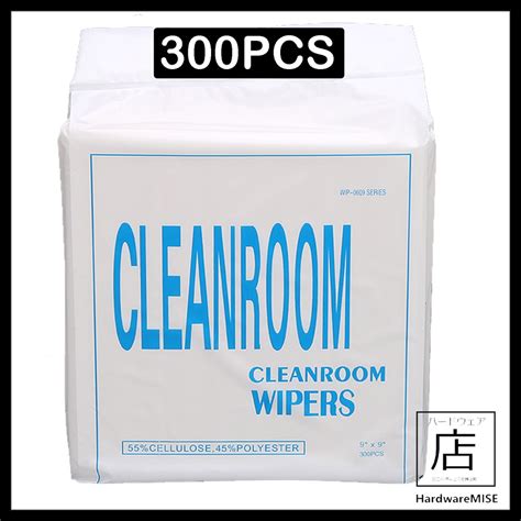 Cleanroom Wipers 300pcs 9” X 9” 0609 6x6 0606 4 Cellulose Polyester