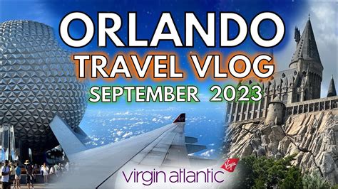 Orlando Florida Travel Vlog 2023 Manchester To Orlando International