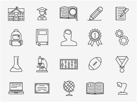 Education Vector Icons