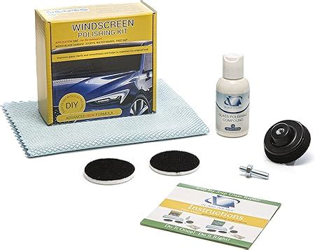 Amazon Fr Glass Polish 21003 Kit De Polissage De Pare Brise Solution