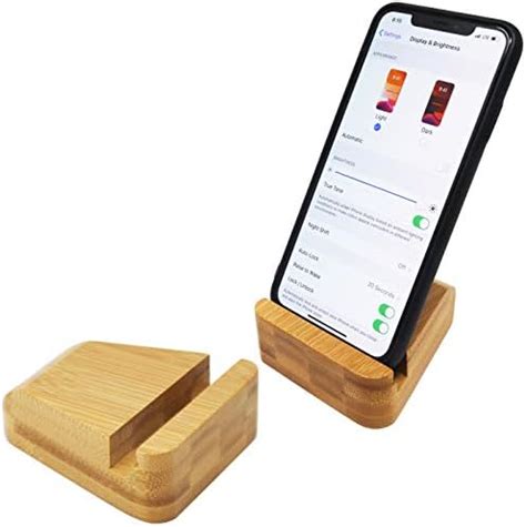 Amazon Bamboo Desktop Cell Phone Stand Holder Cell Phones