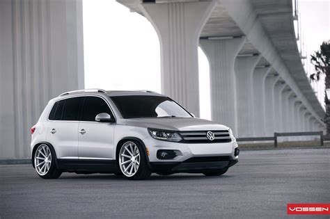 Extreme Ride Height On Vw Tiguan Fitted With Vossen Wheels Volkswagen