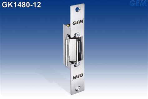 Brushed Stainless Steel Us32d Glass Door Electric Strike Gk1480 12 Fail Safe At Best Price In