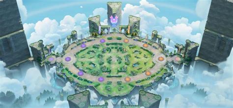 Pokemon Unite Theia Sky Ruins Map Guide One Chilled Gamer