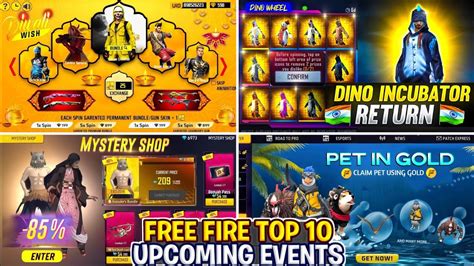 DIWALI WISH EVENT FREE FIRE 2023 MYSTERY SHOP EVENT FREE FIRE YELLOW