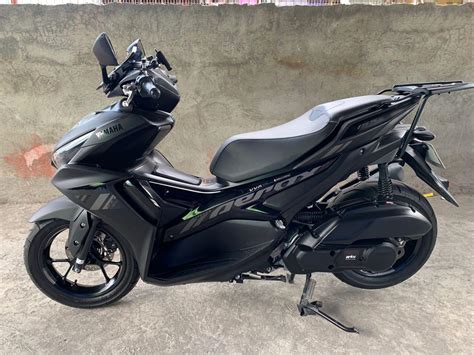 Aerox V Matte Black Motorbikes Motorbikes For Sale On Carousell