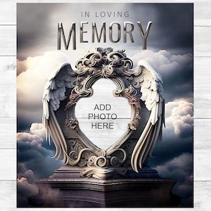 In Loving Memory PNG Photo Template Memorial PNG Transparent Frame To