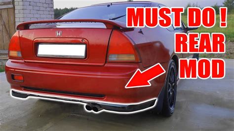 How To Install Rear Accord Lip On Your Honda Prelude Youtube