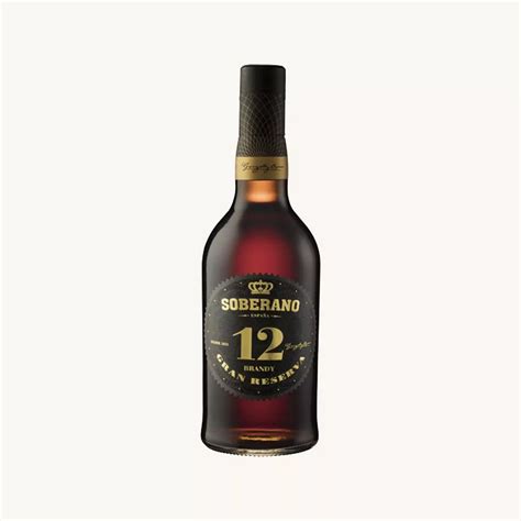 Soberano 12 Gran Reserva Aged Brandy In American Oak Casks Brandy De