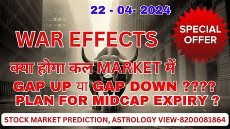 22 04 2024 NIFTY BANK NIFTY PREDICTION ASTROLOGY VIEW YouTube