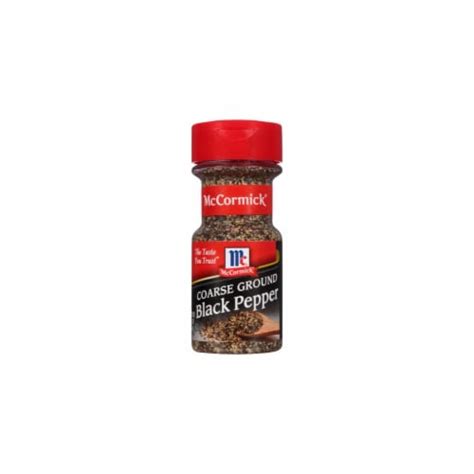 Mccormick Coarse Ground Black Pepper Pack Of Pack Kroger