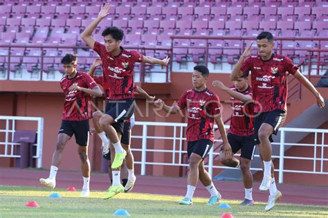 Latihan Timnas Indonesia U Jelang Lawan Filipina Antara Foto