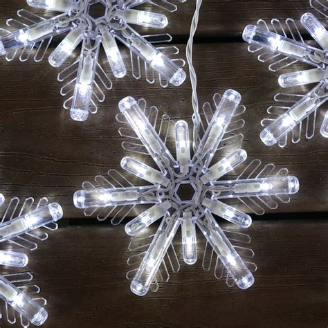 GE Color Choice 96-Count Multi-function Color Changing Snowflake LED ...