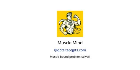 Muscle Mind GPTs Features And Functions Examples And Prompts GPT Store