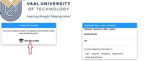 Vut Admission Application Vaal University Of Technology South