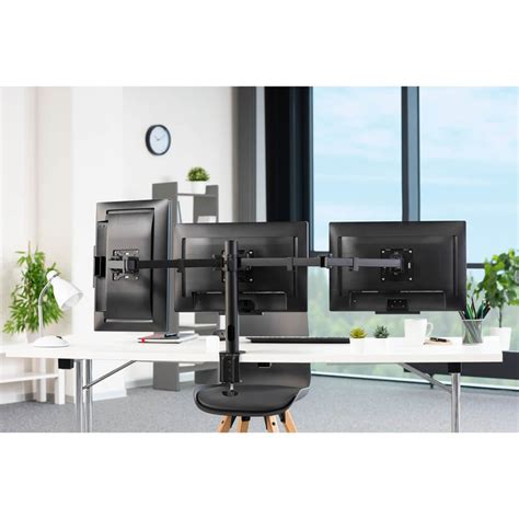 Monitorhalter Hama FULLMOTION dreifach Arm 118495 bei PLATE Büromaterial