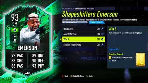 How To Complete Shapeshifters Emerson Objectives Fast Fifa