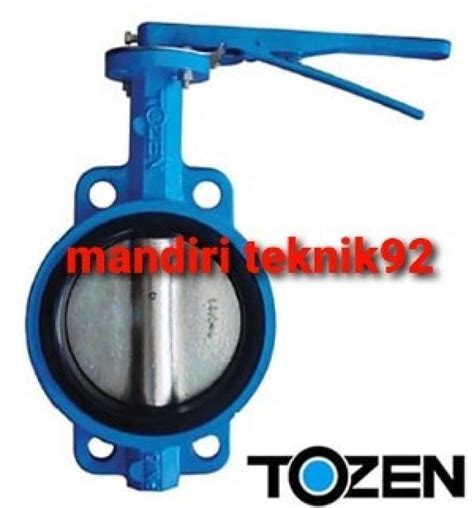 Promo Butterfly Valve Cast Iron Tozen 6inch Disc Ss 304 Cf8 Diskon