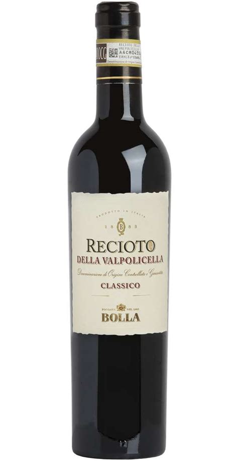 Recioto Della Valpolicella Docg Veneto Italia Bolla Negoziodelvinoit