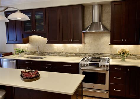 Cherry Kitchen Cabinets With Quartz Countertops Things In The Kitchen