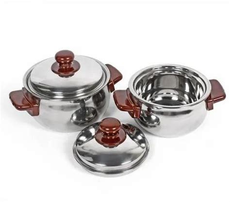 King International Pieces Stainless Steel Millennium Belly Casserole Hot Pot For Home