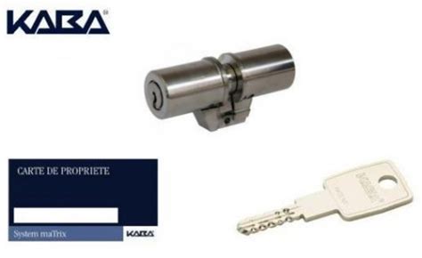 Cylindre Kaba Matrix Adaptable Fichet Monobloc Dispatche