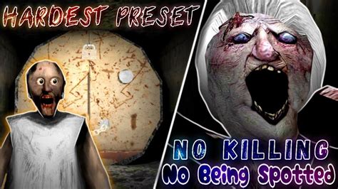 Granny V1 8 1 Hardest Preset No Killing No Being Spotted Sewer