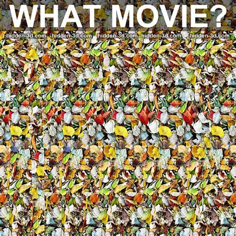 Pin on 3D تصاویر سه بعدی Stereogram picture Guess the movie Magic