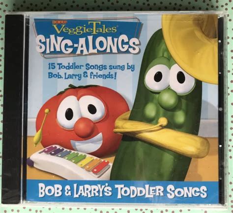 VEGGIETALES SING-ALONGS BOB & LARRY'S TODDLER SONGS CD 2005 NEUF ...