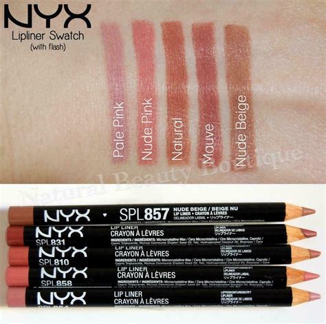 Nyx Makeup Professional Slim Lip Liner Pencil Nude Pink Beige Brown