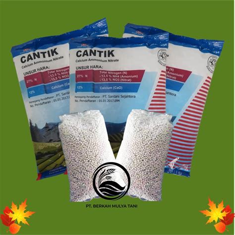 Jual Pupuk Npk Cantik Calcium Ammonium Nitrate Kemasan Kg Pabrik