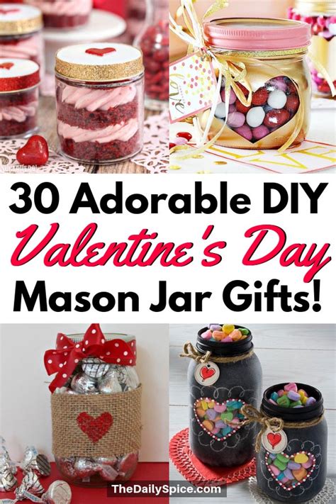 30 Diy Valentines Day Mason Jar Ts Anyonell Love The Daily Spice