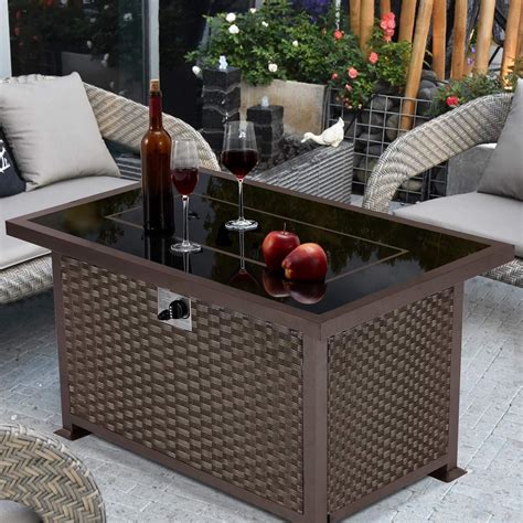 U MAX 44in Outdoor Propane Gas Fire Pit Table Nepal Ubuy