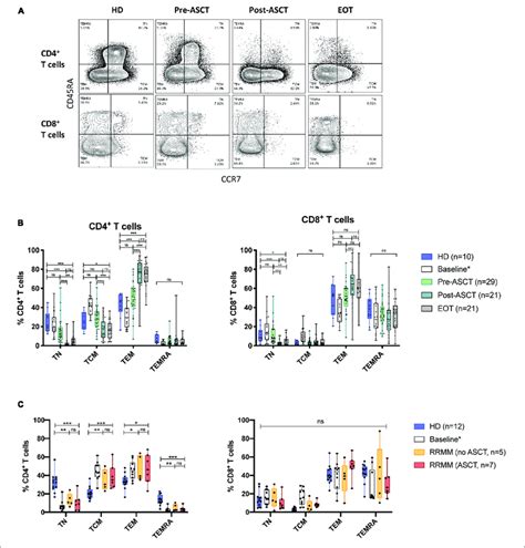 Phenotypic Composition Of T Cell Populations With Mm A