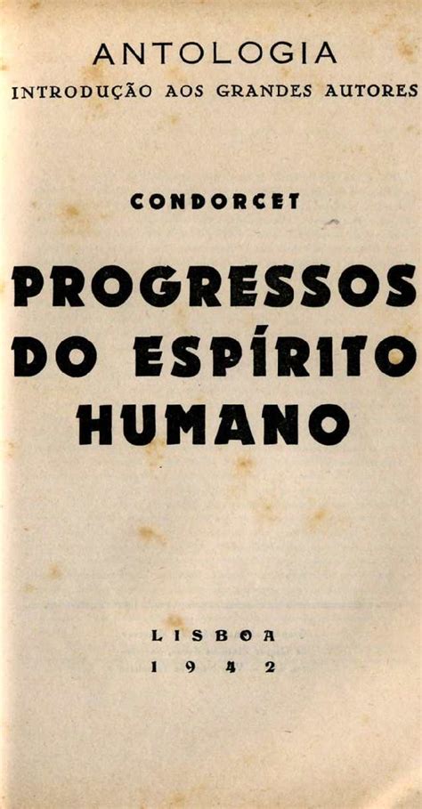 Calaméo Progressos do Espírito Humano Condorcet Lisboa Edição do