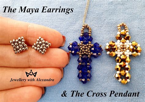 The Cross Pendant Youtube Tutorial Beaded Cross Pendant Cross Pendant